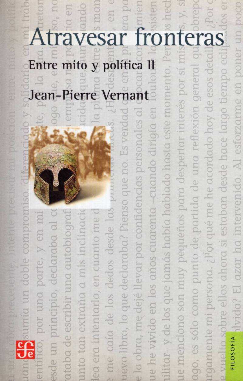 Jean Pierre Vernant - Atravesar fronteras