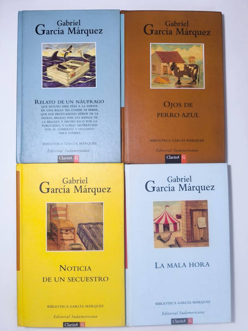 Gabriel García Márquez - Ojos de perro azul -Relato de un náufrago - La mala hora - Noticia de un secuestro